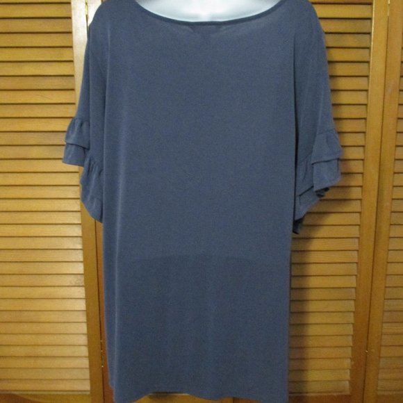 Time and Tru top blue super soft and stretchy pullover like new size XXL - Picture 5 of 5